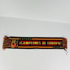 Espana Spain 2008 Europe Champion iCampeones de Europa Football Soccer 20" Scarf